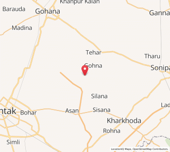 Map of Nizampur Majra, Haryana