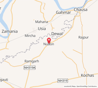 Map of Noawan, Bihar