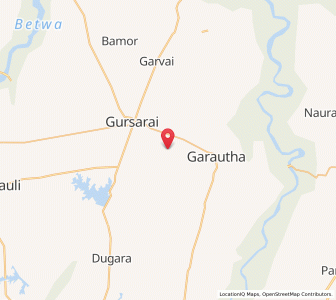 Map of Nonar, Uttar Pradesh