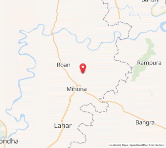 Map of Nondhni, Madhya Pradesh