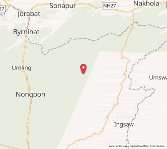 Map of Nonghab, Meghalaya