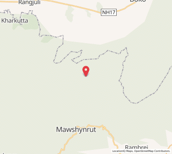 Map of Nongianglang, Meghalaya