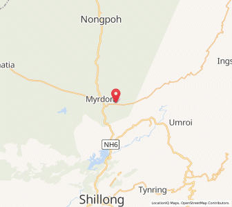 Map of Nongjri, Meghalaya