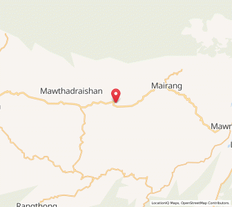 Map of Nongkynshi, Meghalaya