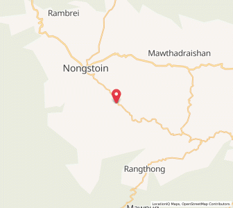 Map of Nonglwai, Meghalaya
