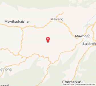 Map of Nongspung, Meghalaya