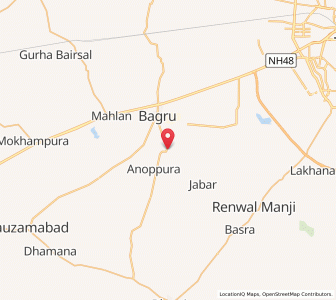 Map of Noriya, Rajasthan