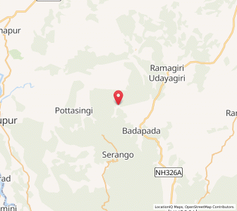 Map of Nuagad, Odisha