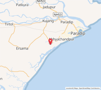 Map of Nuagaon, Odisha