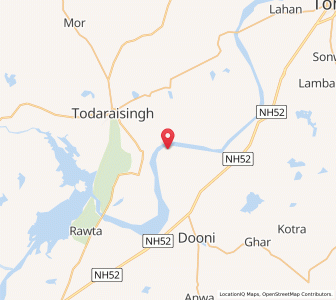 Map of Nundpura, Rajasthan
