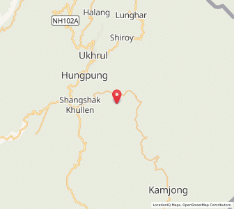 Map of Nungon, Manipur