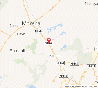 Map of Nurabad, Madhya Pradesh