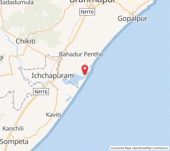 Map of Nuralrevu, Odisha