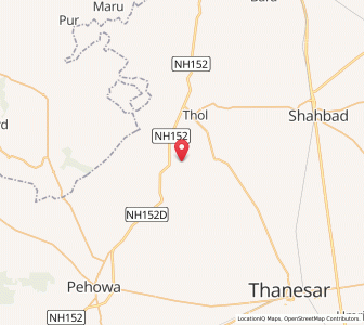 Map of Nurpur Buchi, Haryana