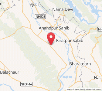 Map of Nurpur Kalan, Punjab