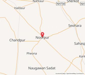 Map of Nurpur, Himachal Pradesh
