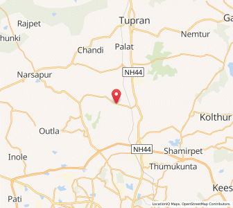 Map of Nutalkal, Andhra Pradesh