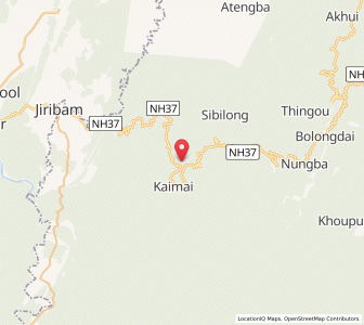 Map of Oinamlong, Manipur