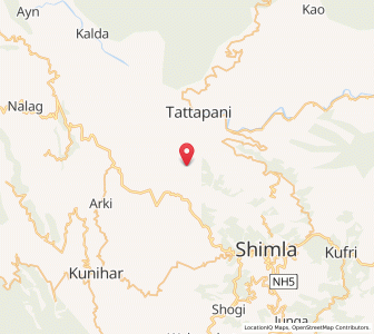 Map of Ojar, Himachal Pradesh