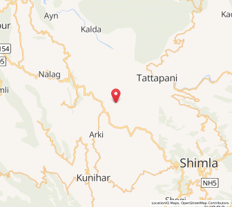 Map of Okhru, Himachal Pradesh