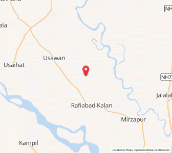 Map of Ola, Uttar Pradesh