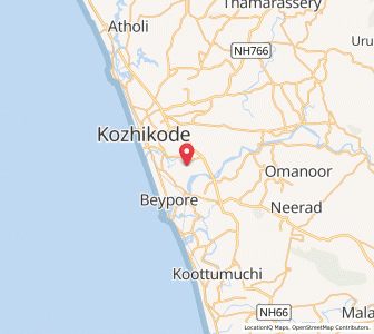 Map of Olavanna, Kerala