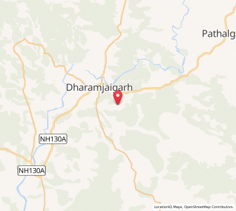 Map of Ongna, Chhattisgarh