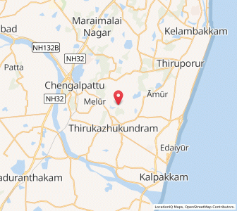 Map of Oragadam, Tamil Nadu