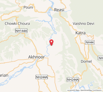 Map of Orka, Kashmir