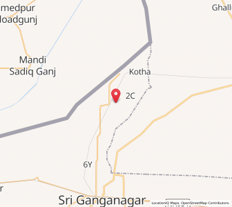 Map of Orki, Rajasthan