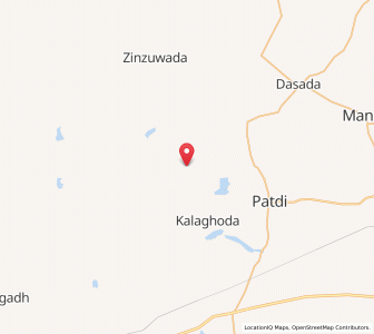 Map of Oru, Gujarat