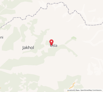 Map of Osla, Uttarakhand
