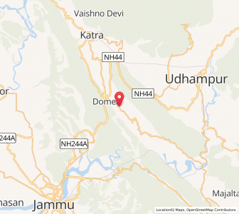 Map of Otta, Kashmir