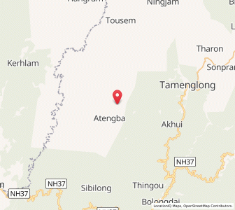 Map of Pabram, Manipur