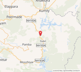 Map of Pachakanam, Kerala