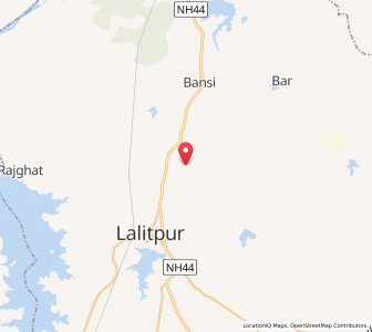 Map of Pachauni, Uttar Pradesh