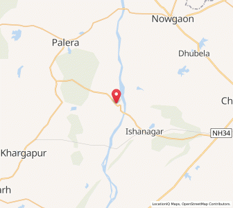 Map of Pacher, Madhya Pradesh