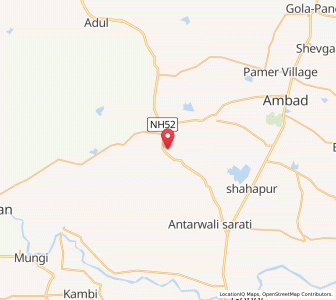 Map of Pachud, Maharashtra