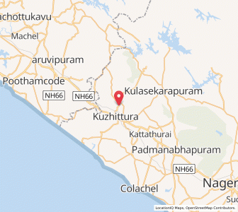 Map of Pacode, Tamil Nadu