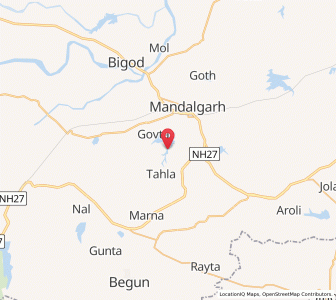 Map of Padampura, Rajasthan