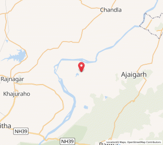 Map of Padaraha, Madhya Pradesh
