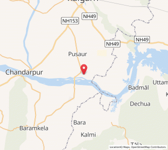 Map of Padigaon, Chhattisgarh