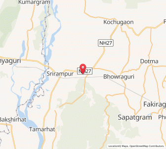 Map of Padmabil, Assam