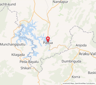 Map of Padua, Odisha