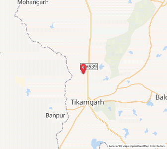 Map of Pahari Khurd, Madhya Pradesh