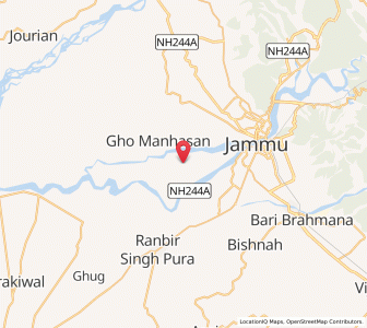 Map of Pahiadpur, Kashmir