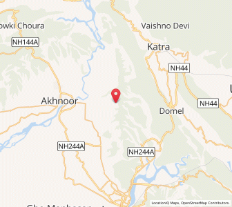 Map of Pahtu, Kashmir