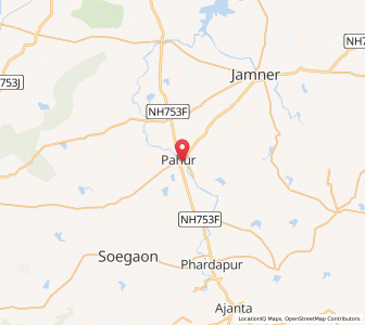 Map of Pahur, Maharashtra