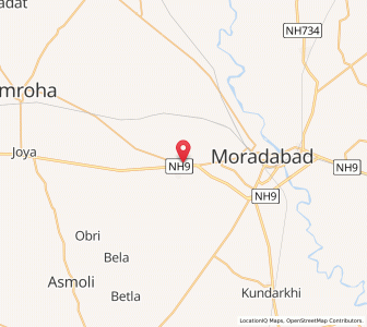 Map of Paikbara, Uttar Pradesh