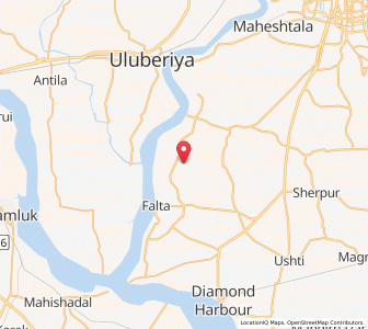 Map of Paiken, West Bengal